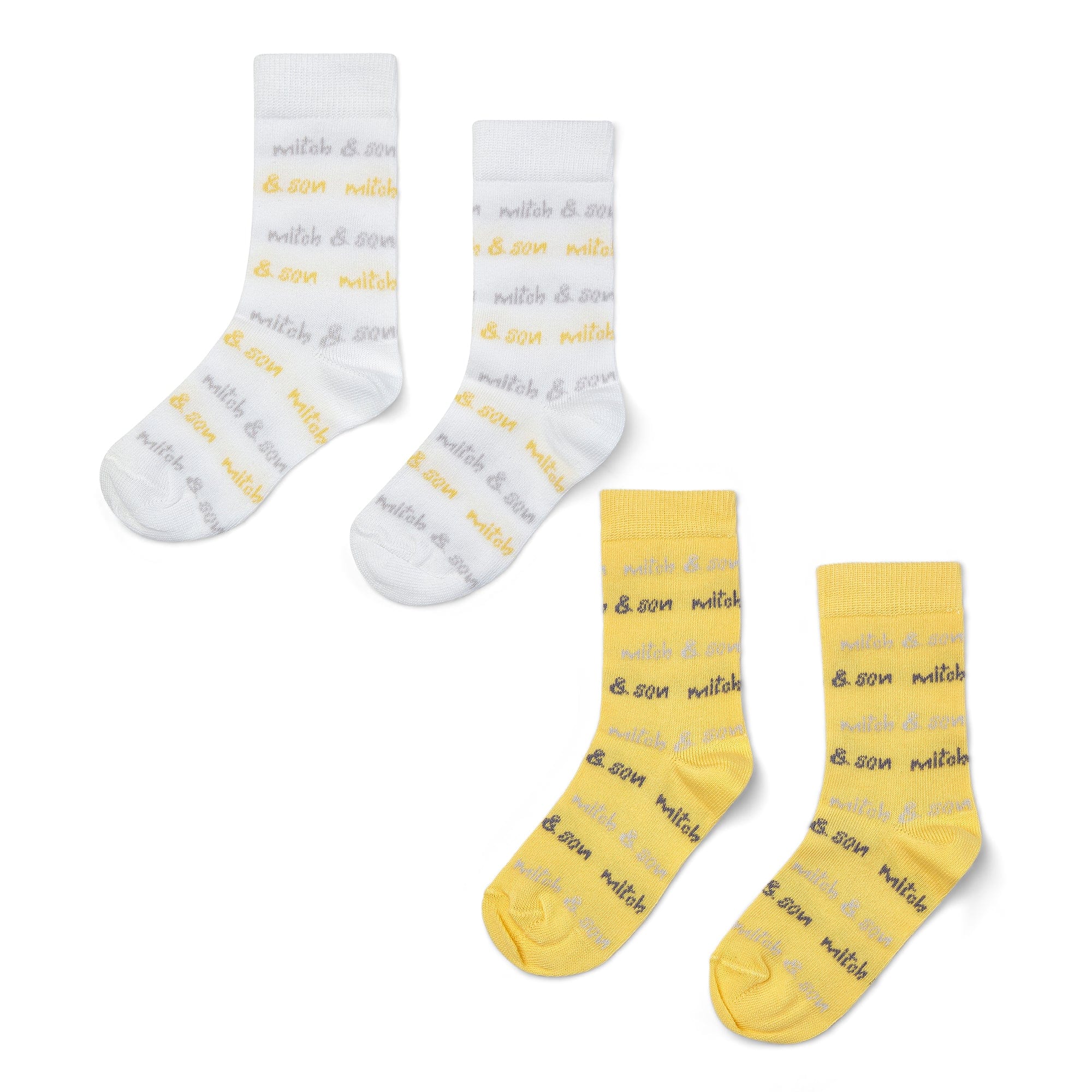 MITCH & SON - Goliath Lemon Doodles 2 Pack Socks - Lemon Hlo