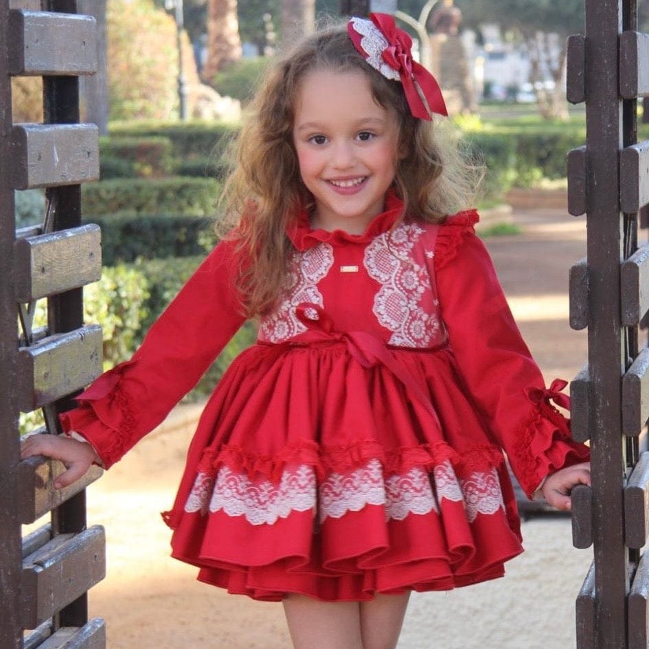 LA AMAPOLA - Mimosa Puffball Dress - Cream