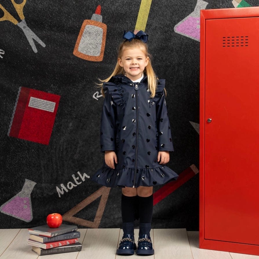 A DEE - Back To School Stella Raincoat - Navy,