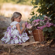 DUERME SAFILLA - Lila Puffball Dress - Purple