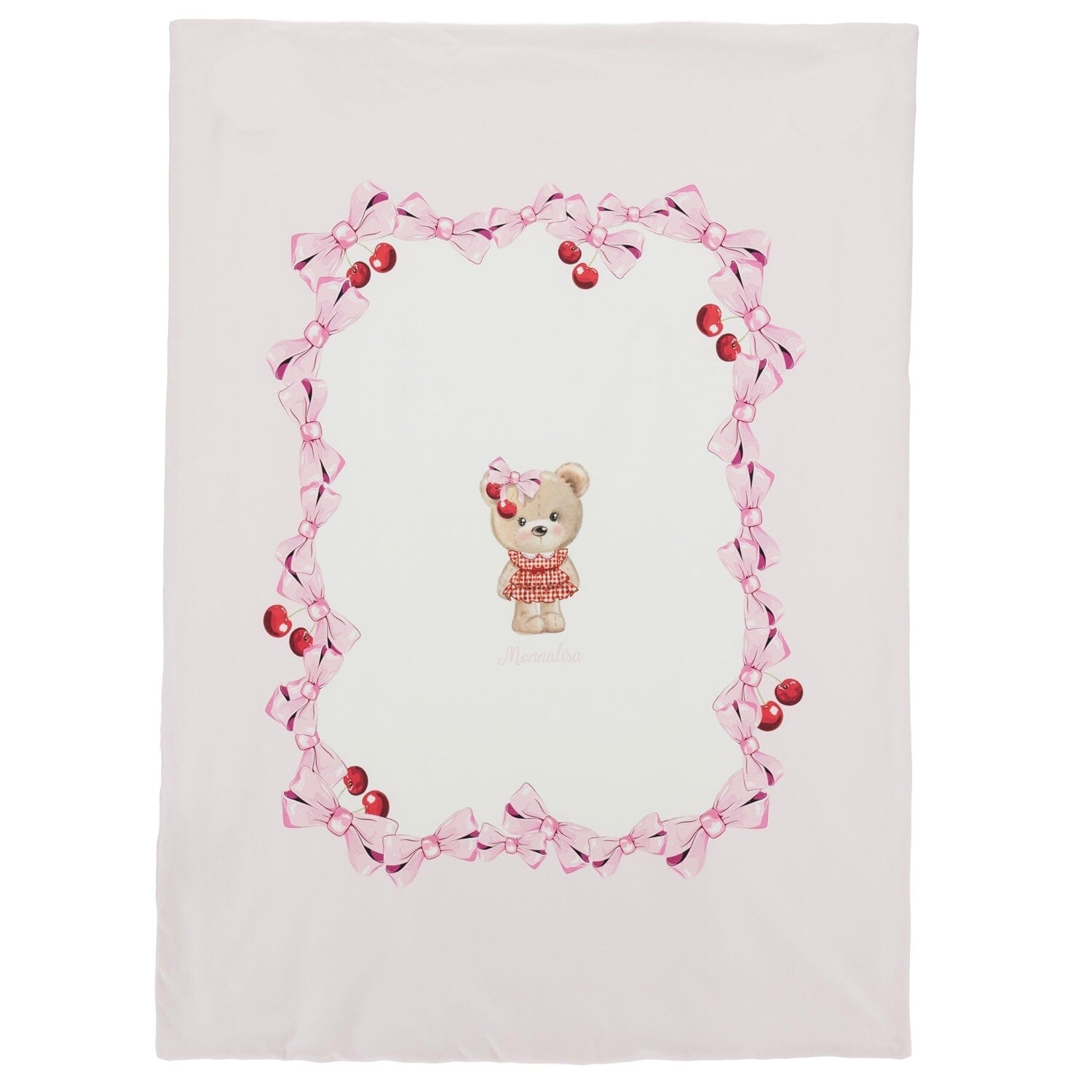 MONNALISA - Cherry Four Piece Babygrow Set  - Pink