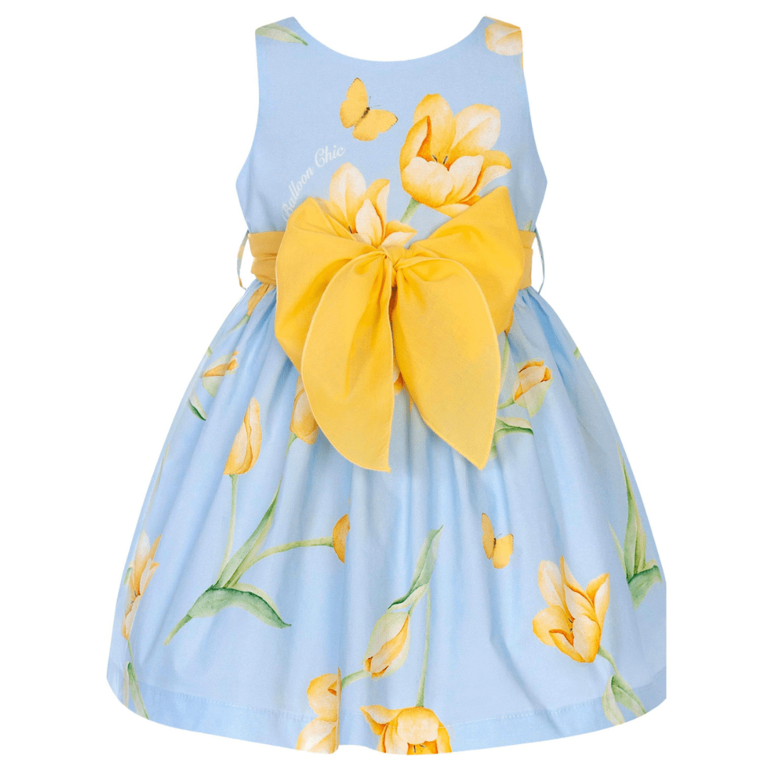 BALLOON CHIC - Bow & Star Dress  - Blue