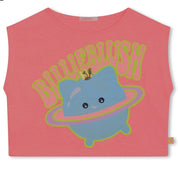 BILLIEBLUSH - Character T & Beach Shorts - Pink