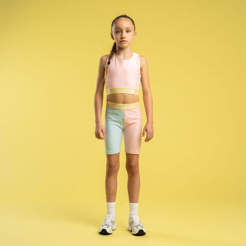 Pink Yellow Cycle Shorts Tie Dye Cycling Shorts Boohoo NO