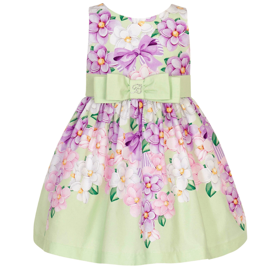 BALLOON CHIC Flower Dress Mint Bluebells Boutique
