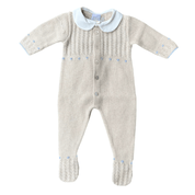 PAZ RODRIGUEZ - Knitted Alegria Babygrow - Camel