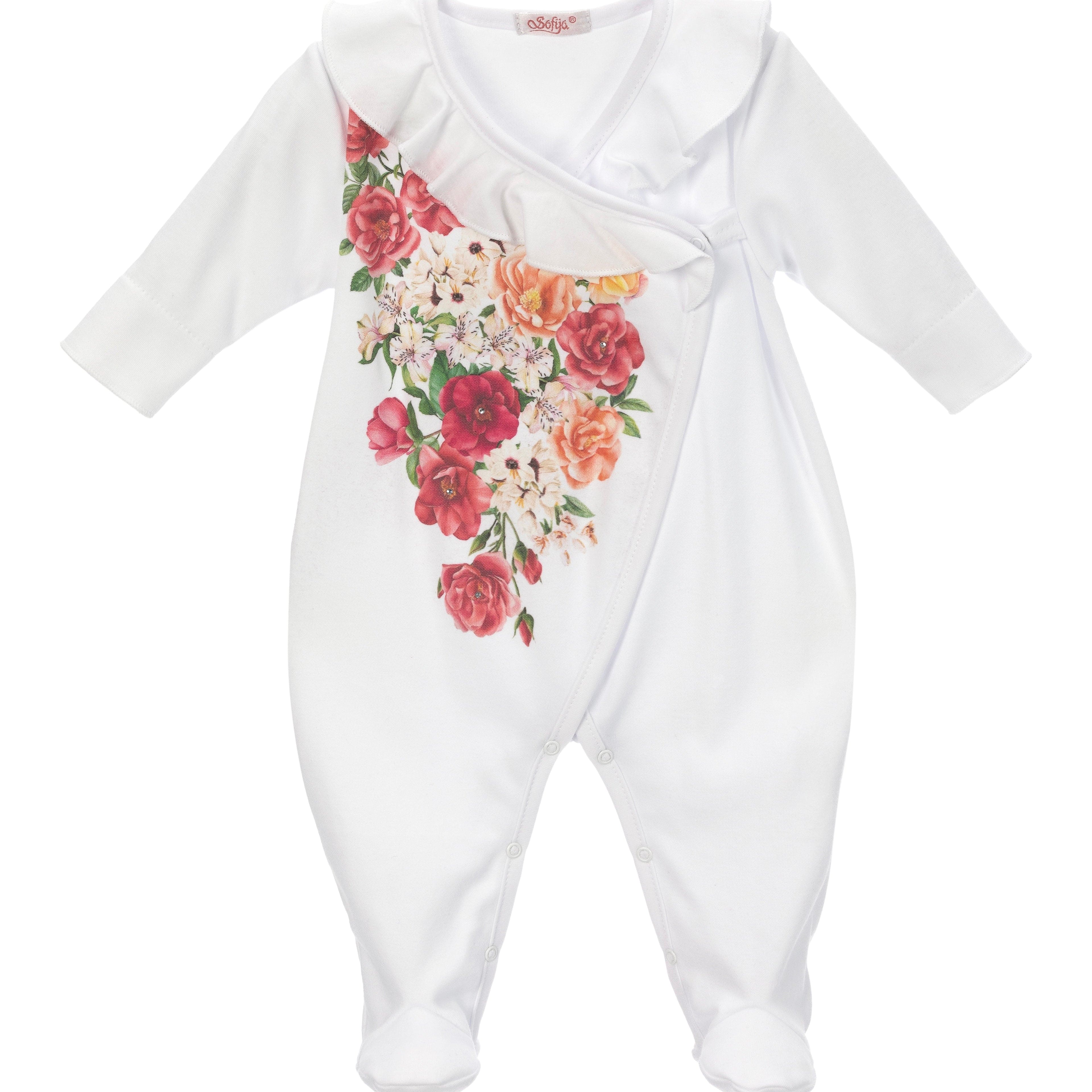 SOFIJA - Mirella Babygrow - Raspberry