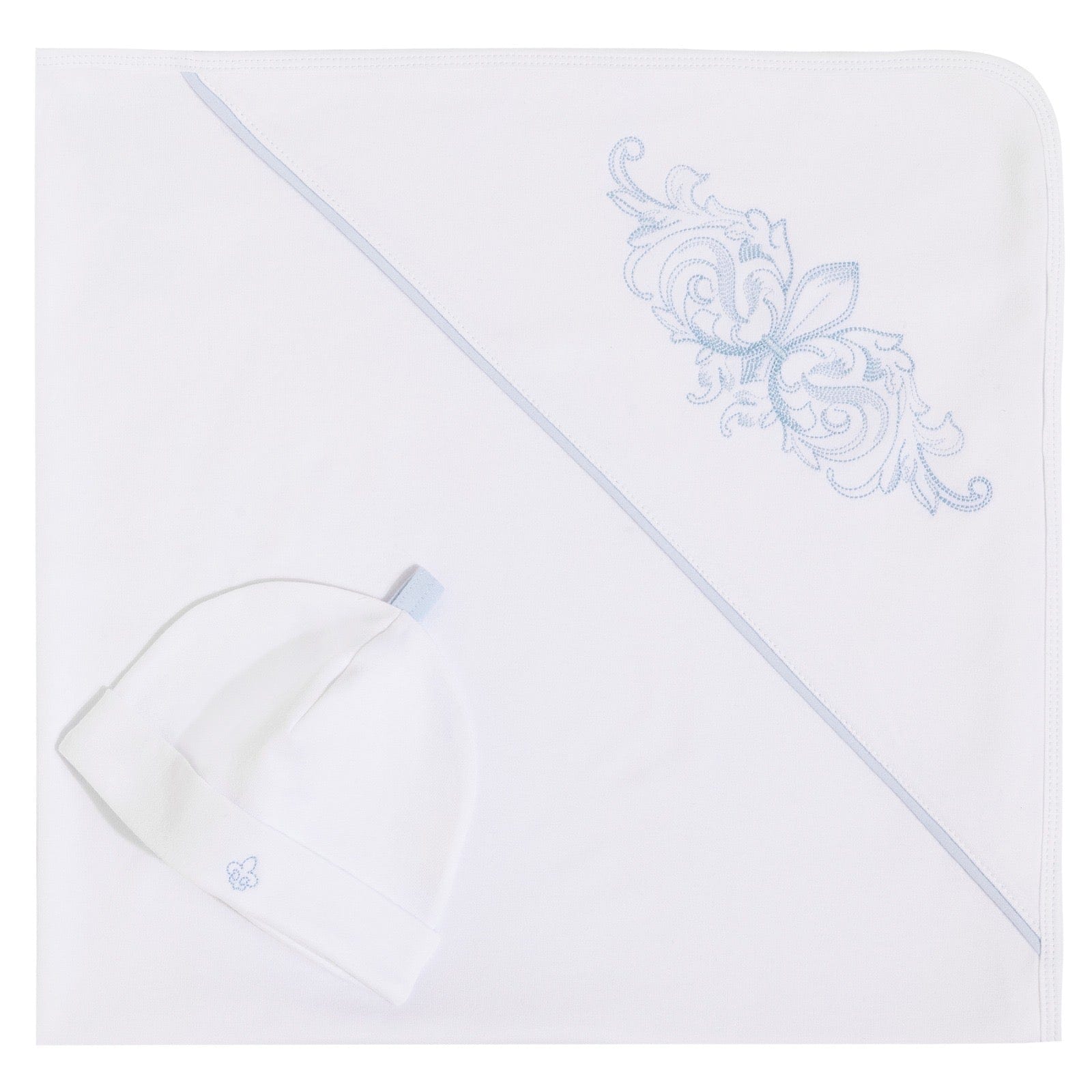 SOFIJA - Kevin Swaddle Blanket & Hat Set - White