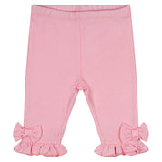 LITTLE A - Jackie Pastel Hearts Frill Legging Set - Pink