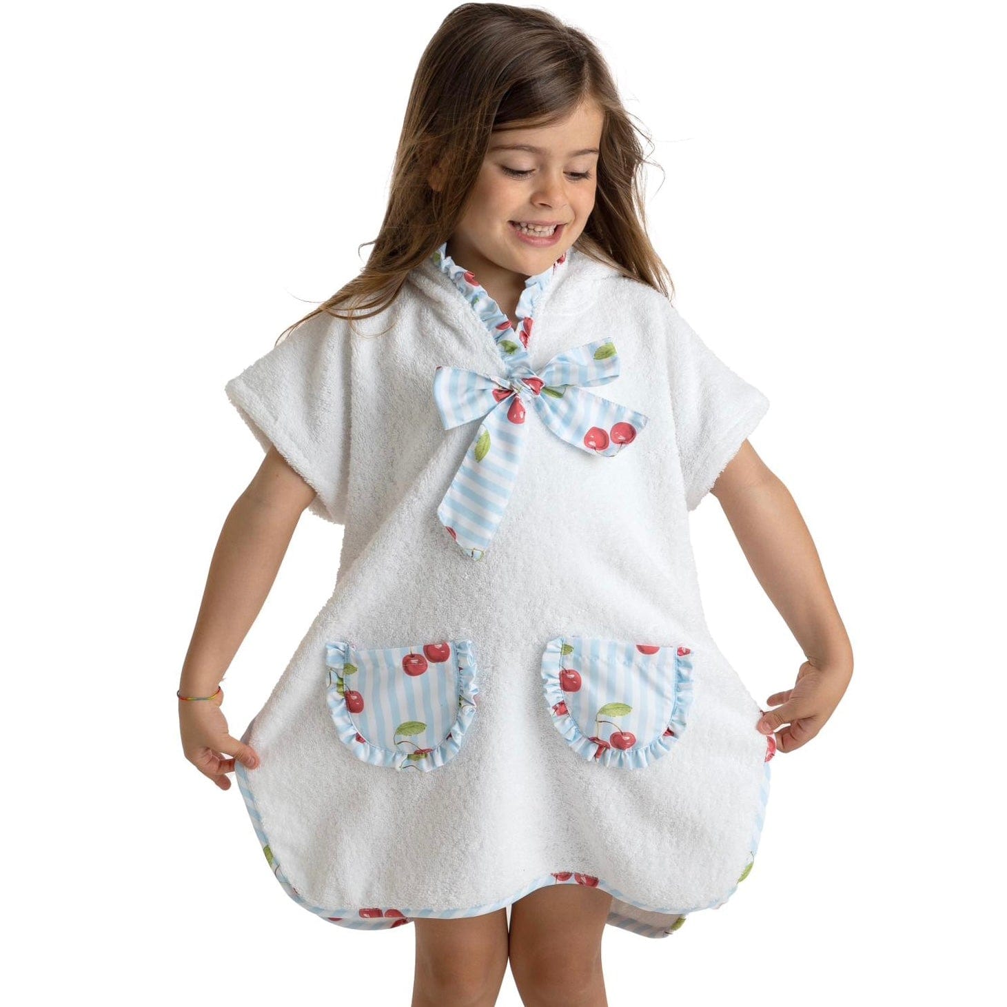 Meia Pata Girls Blueberries Beach Poncho SS25 main image 1
