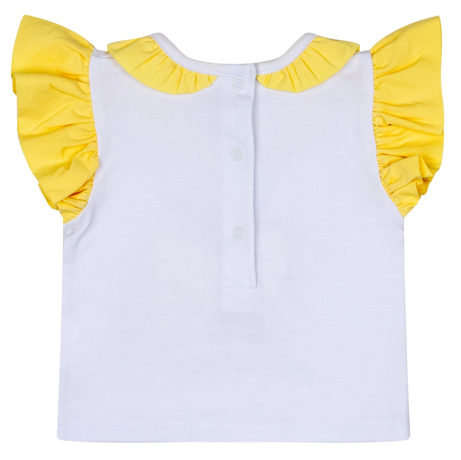 LITTLE A - Jazzy Pastel Hearts Poplin Jam Pant Set - Lemon