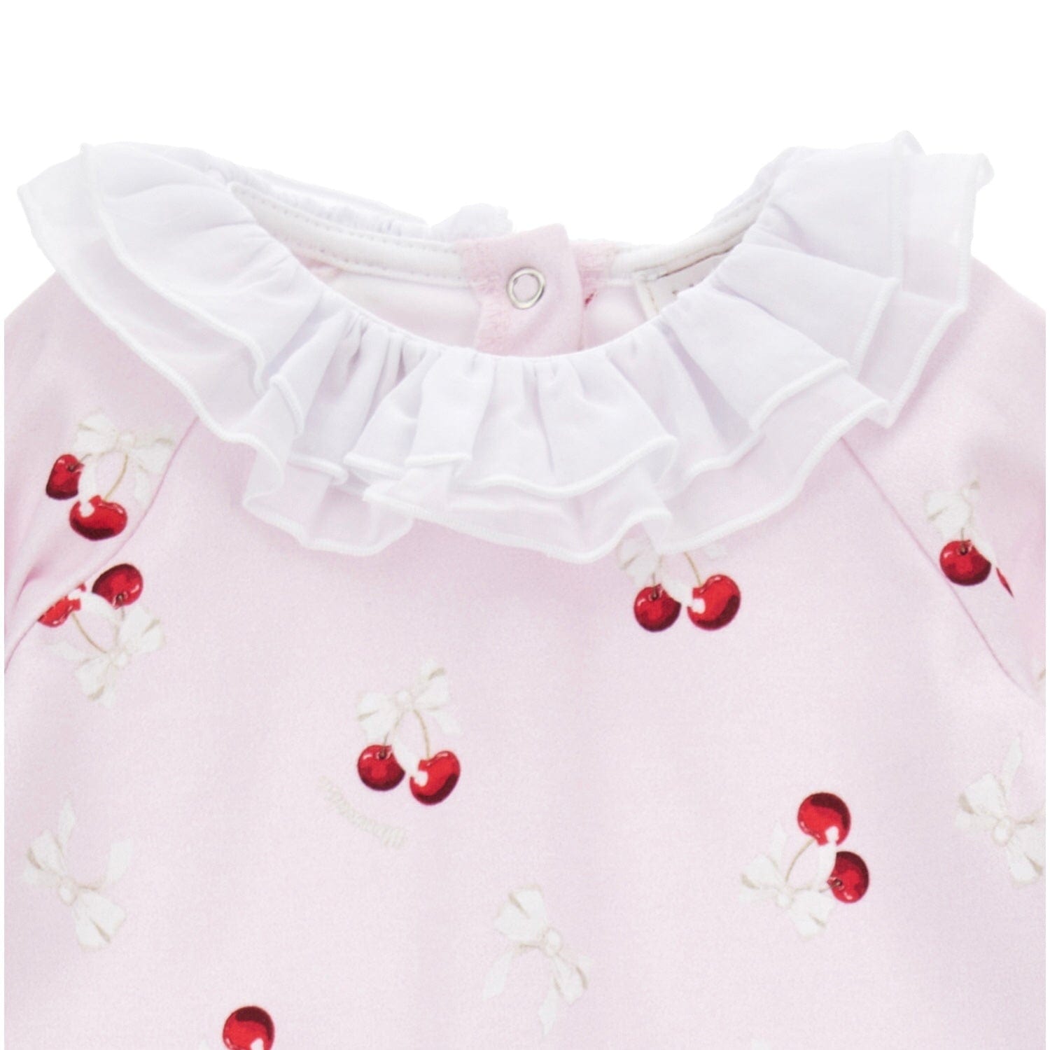 MONNALISA - Cherry Four Piece Babygrow Set  - Pink
