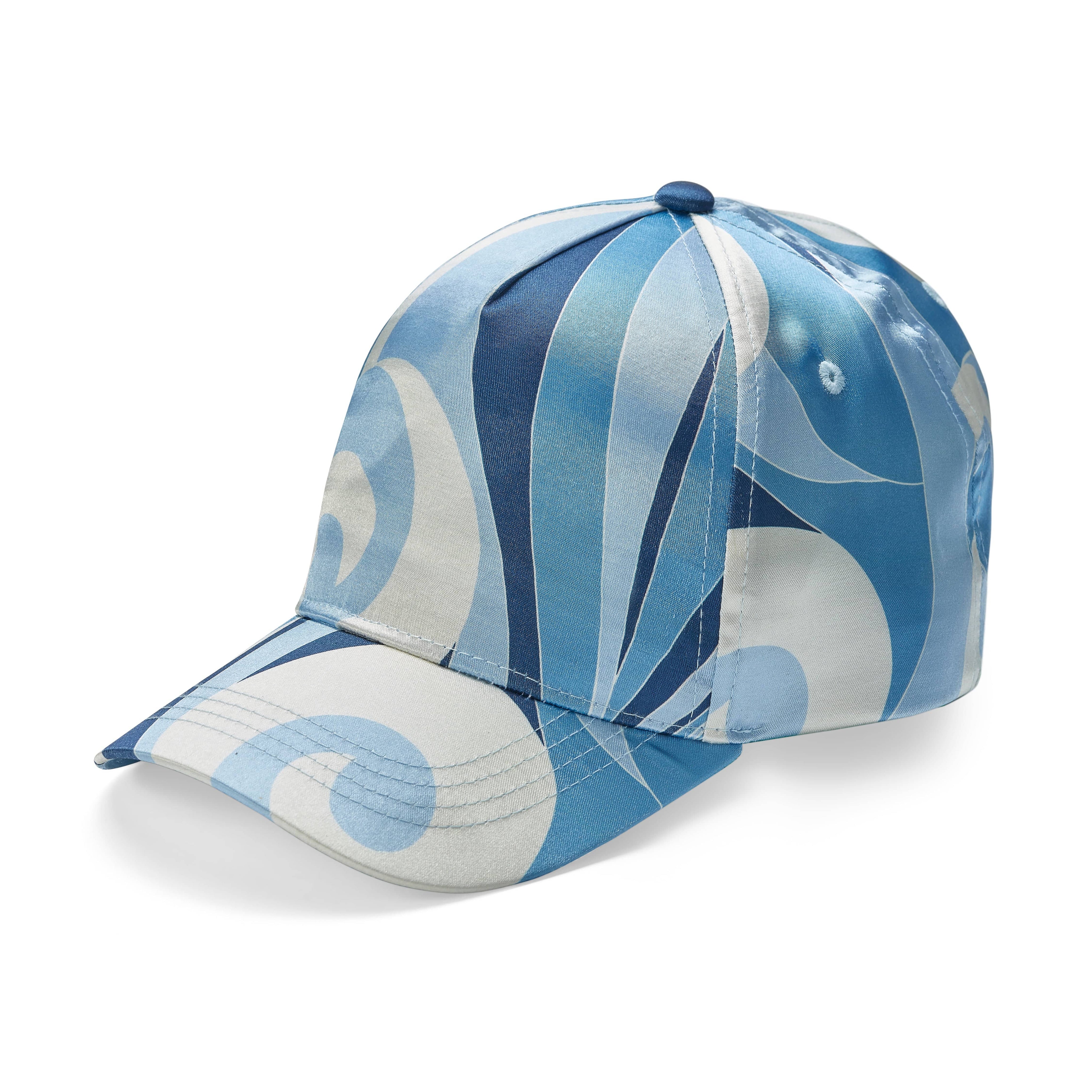 A DEE - Twilight Twirls Nancy Swirl Print Cap - Powder Blue