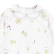 MONNALISA - Daisy Four Piece Babygrow Set  - White