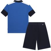 BOSS - Polo Short Set - Blue