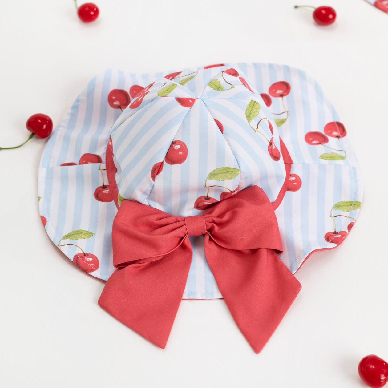 MEIA PATA - Raspberries Sun Hat - Crimson main image 1