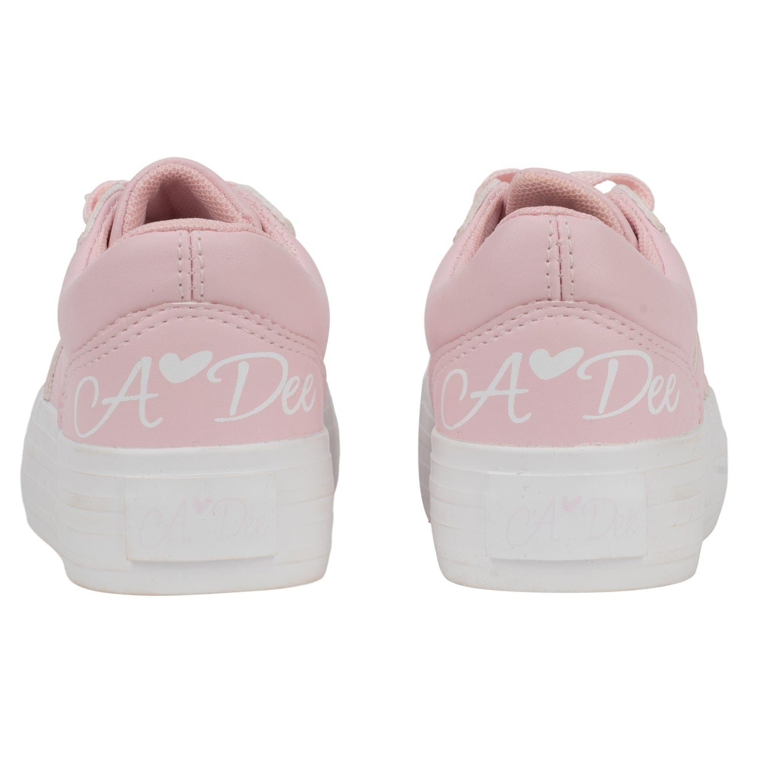 A DEE -  Patty Chic Chevron Platform Trainer - Pink