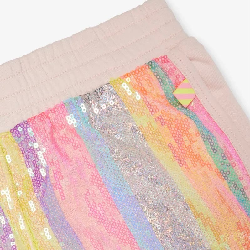 BILLIEBLUSH - Gummy Bear Top & Sequin Short Set - Peach