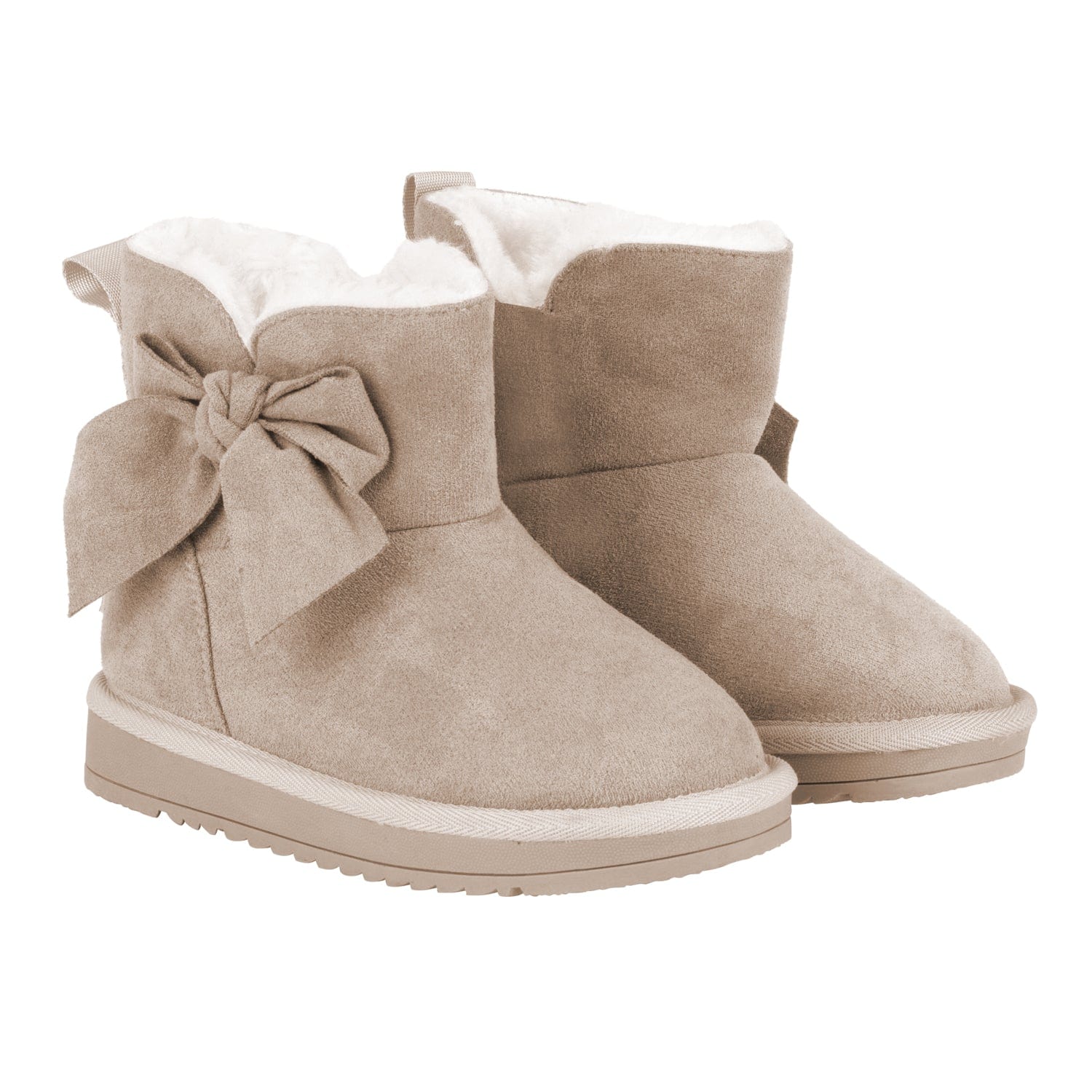 A DEE Abstract Teddy Bowitiful Bow Ugg Boot Beige – Bluebells