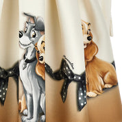 MONNALISA - Lady & The Tramp Belted Dress - Cream