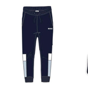 BOSS - Zip Hoodie Colour Block Tracksuit  -  Navy