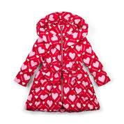 A DEE - Love Story Lauren Heart Print Bow Jacket - Vibrant Red