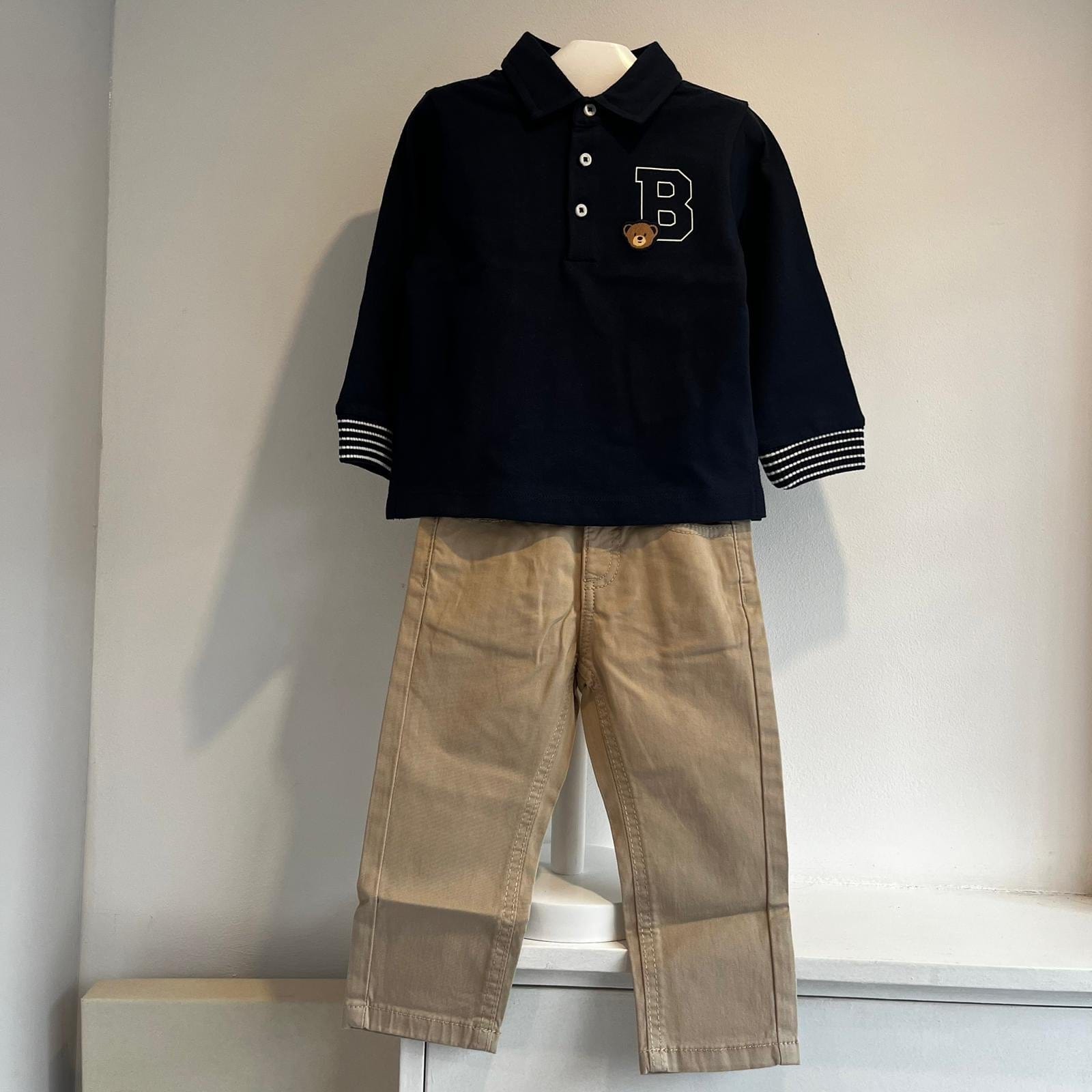 Mayoral - Polo Top & Chino Set - Navy