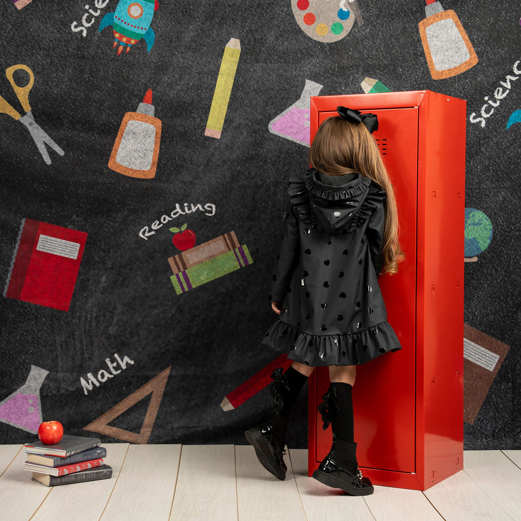 A DEE - Back To School Stella Raincoat - Black