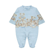 LAPIN HOUSE - Teddy Babygrow & Blanket Set - Blue