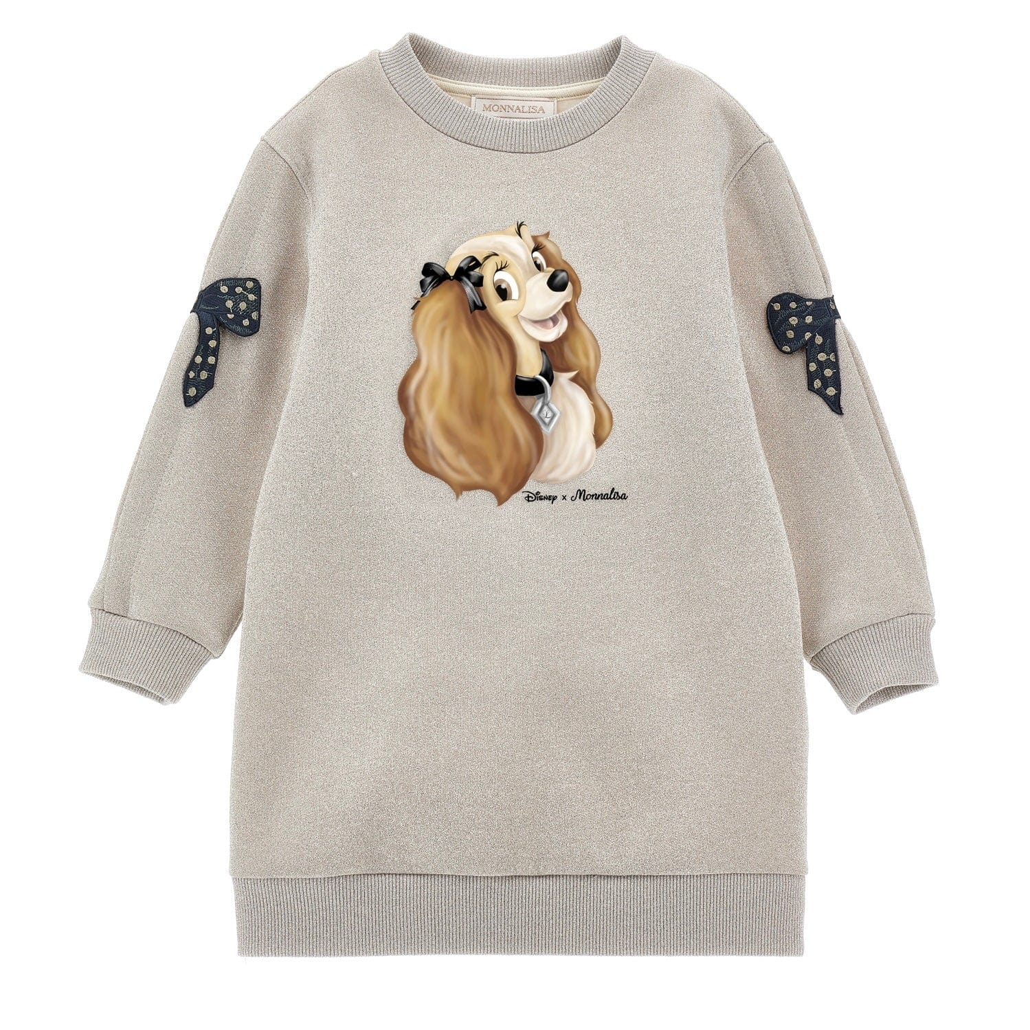 MONNALISA - Lady & The Tramp Jumper Dress - Cream