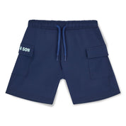 MITCH & SON -  Harvey & Hamish JNR Nylon Polo & Cargo Short Set - Bright White