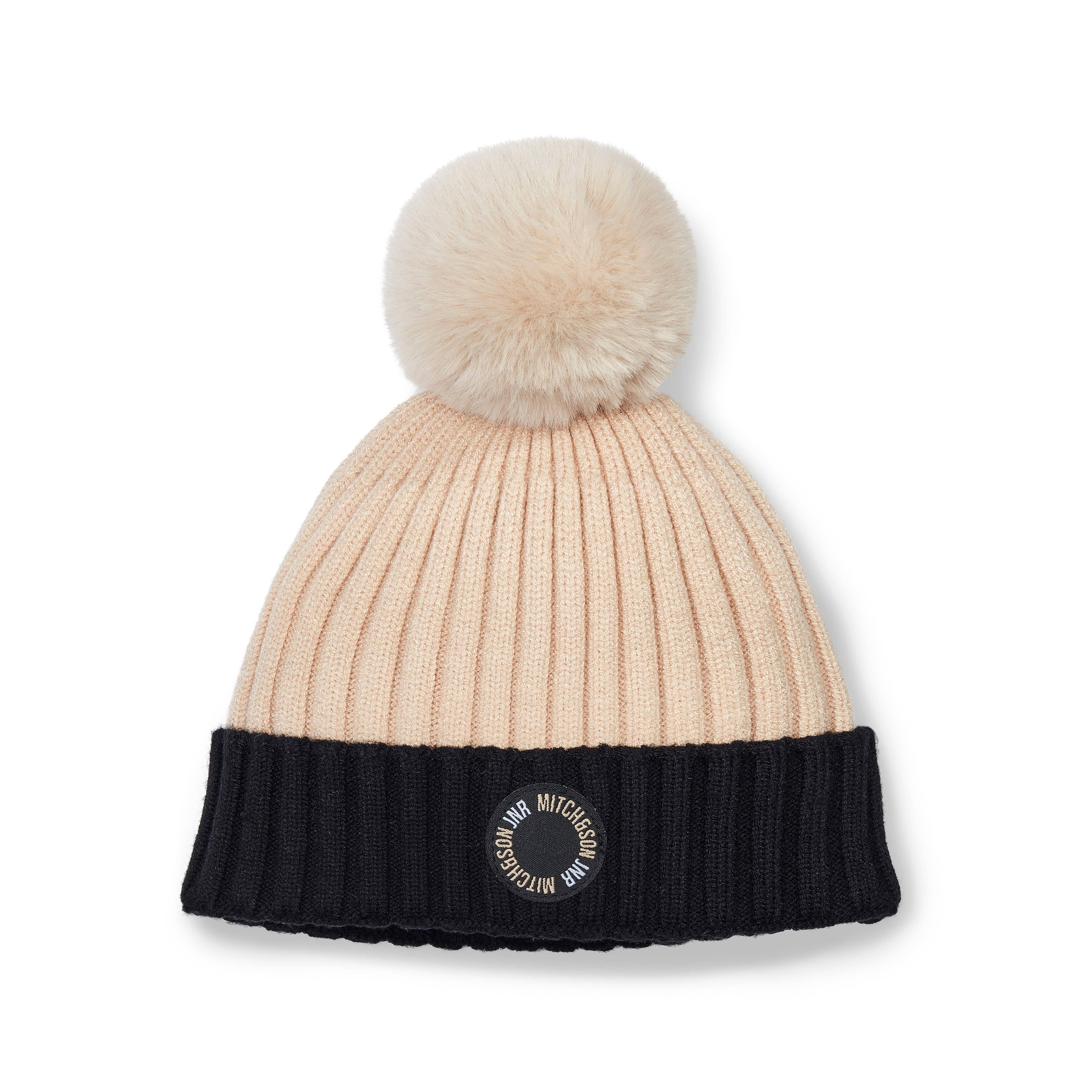 MITCH & SON - JNR Jimmy Knitted Hat - Latte Beige