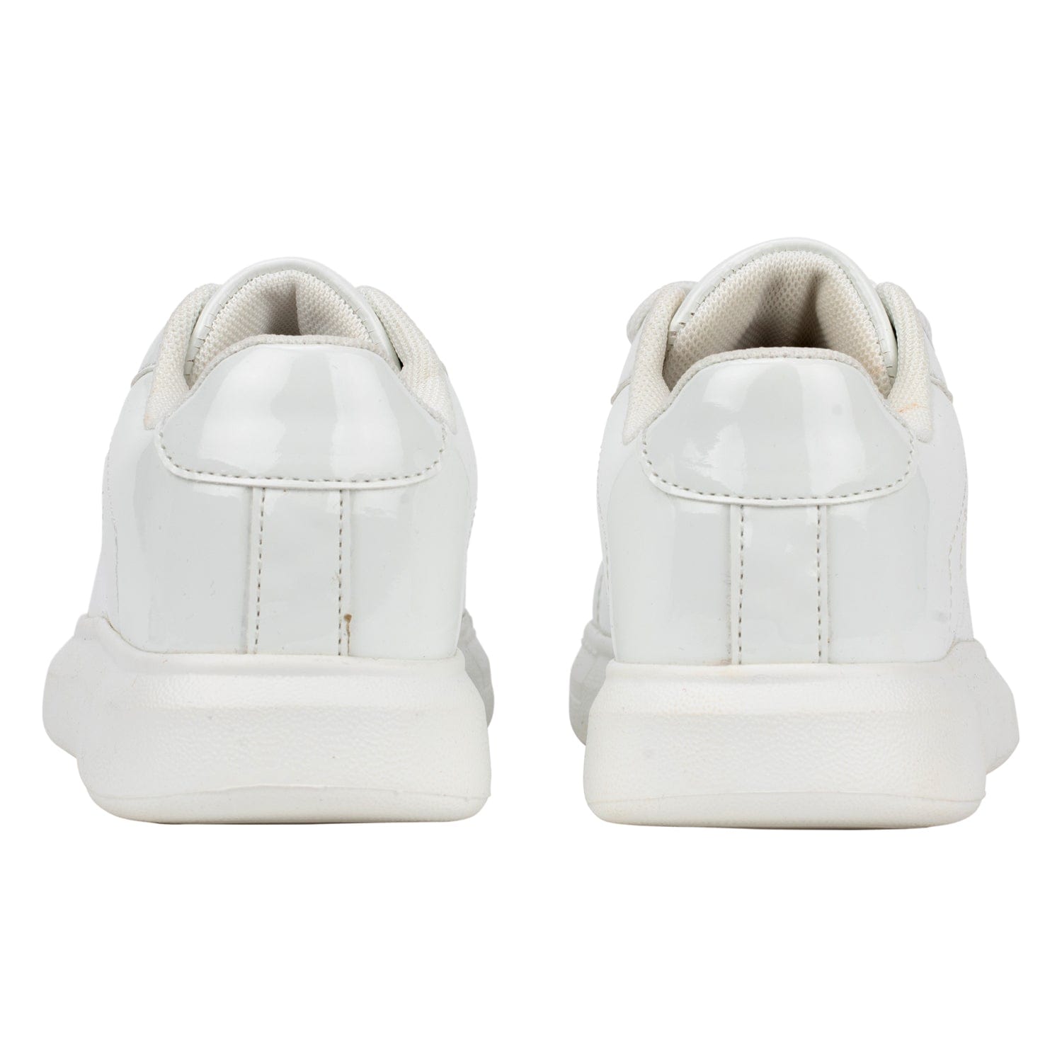 A DEE -  Queeny Chunky Heart Trainers - White