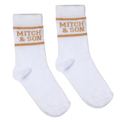 MITCH & SON - Tamir Sandy Shores 2 Pack Socks - Pale Blue