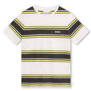 BOSS - Stripe T Shirt - Yellow