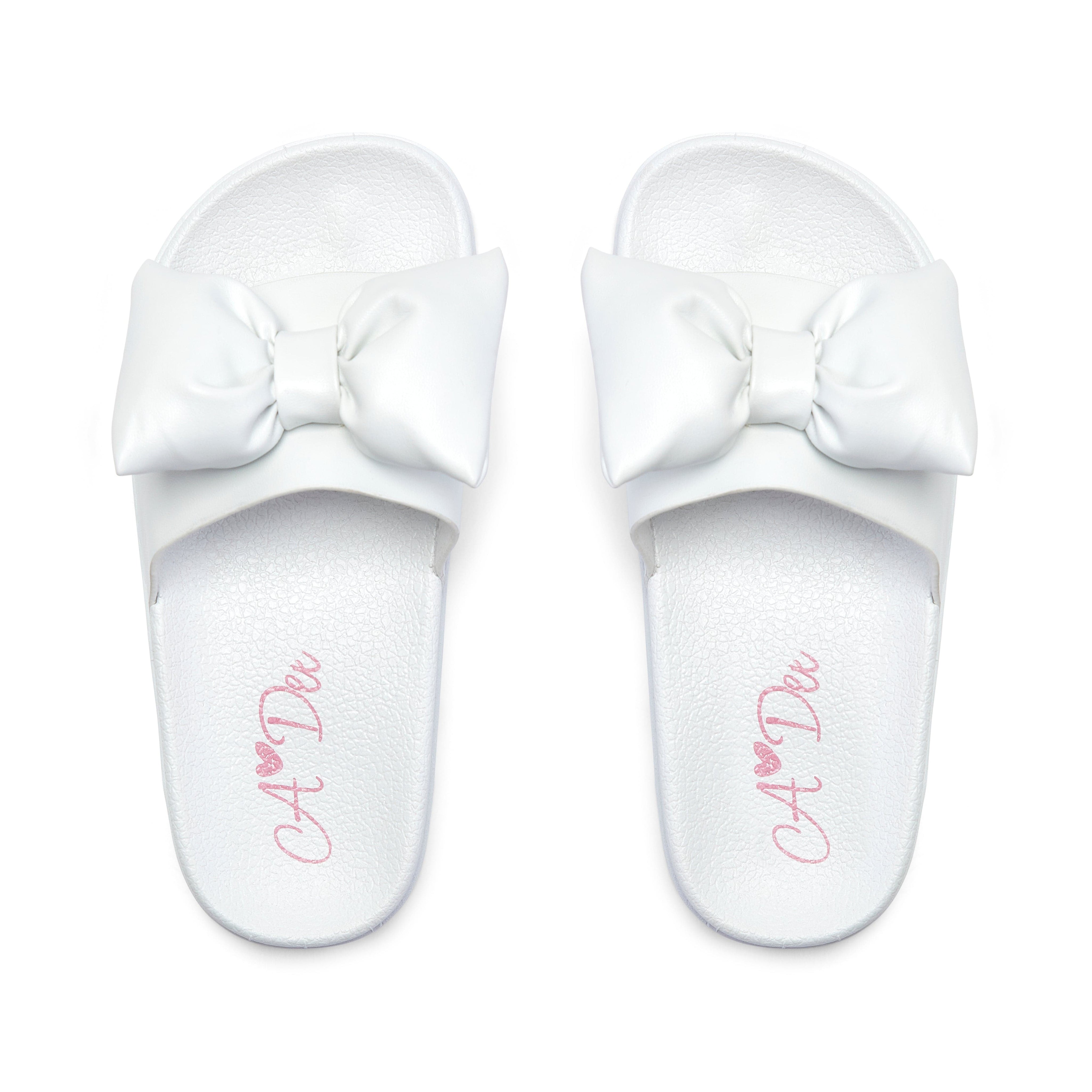 A DEE - Bowty Bow Slider - Bright White