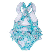 A DEE - Ariel Ocean Pearl Print Swimsuit - Aruba Blue