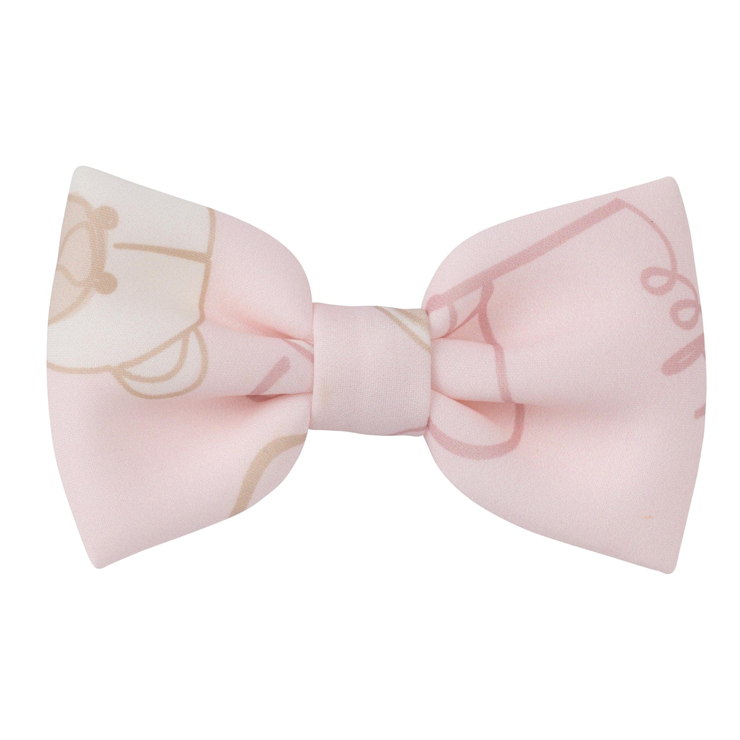 A DEE - Abstract Teddy Saylor Teddy Print Hairclip - Baby Pink