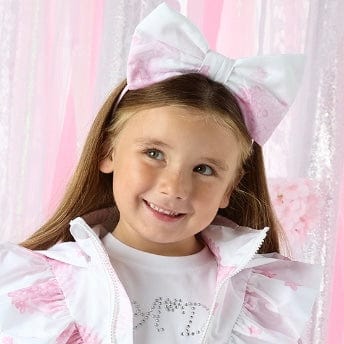 A DEE - Cassandra Heavenly Hydrangea Print Headband - Bright White