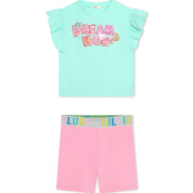 BILLIEBLUSH - Dream Now T & Gym Shorts - Multi