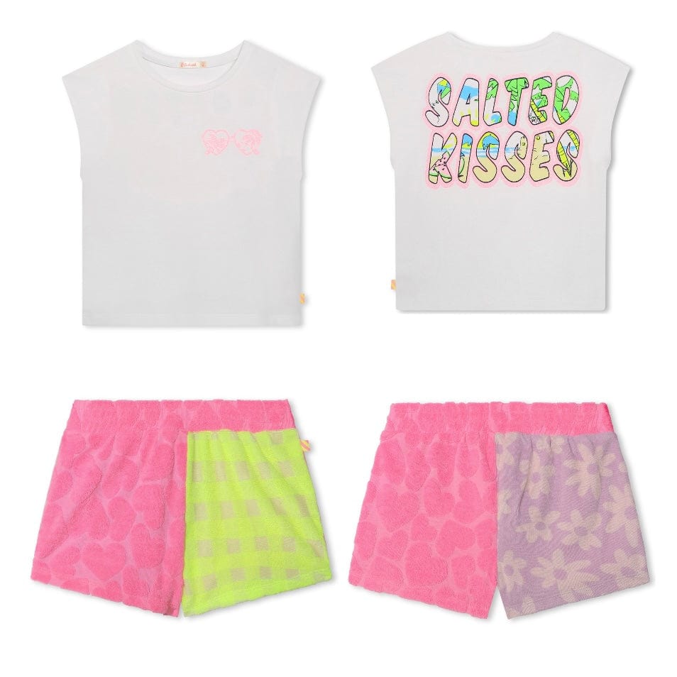 BILLIEBLUSH -Salted Kisses Short Set - White
