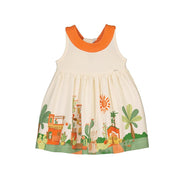 MAYORAL - Lama Dress- Tangerine