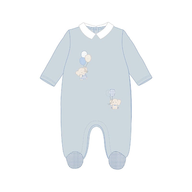 MAYORAL - Elephant Babygrow - Sky