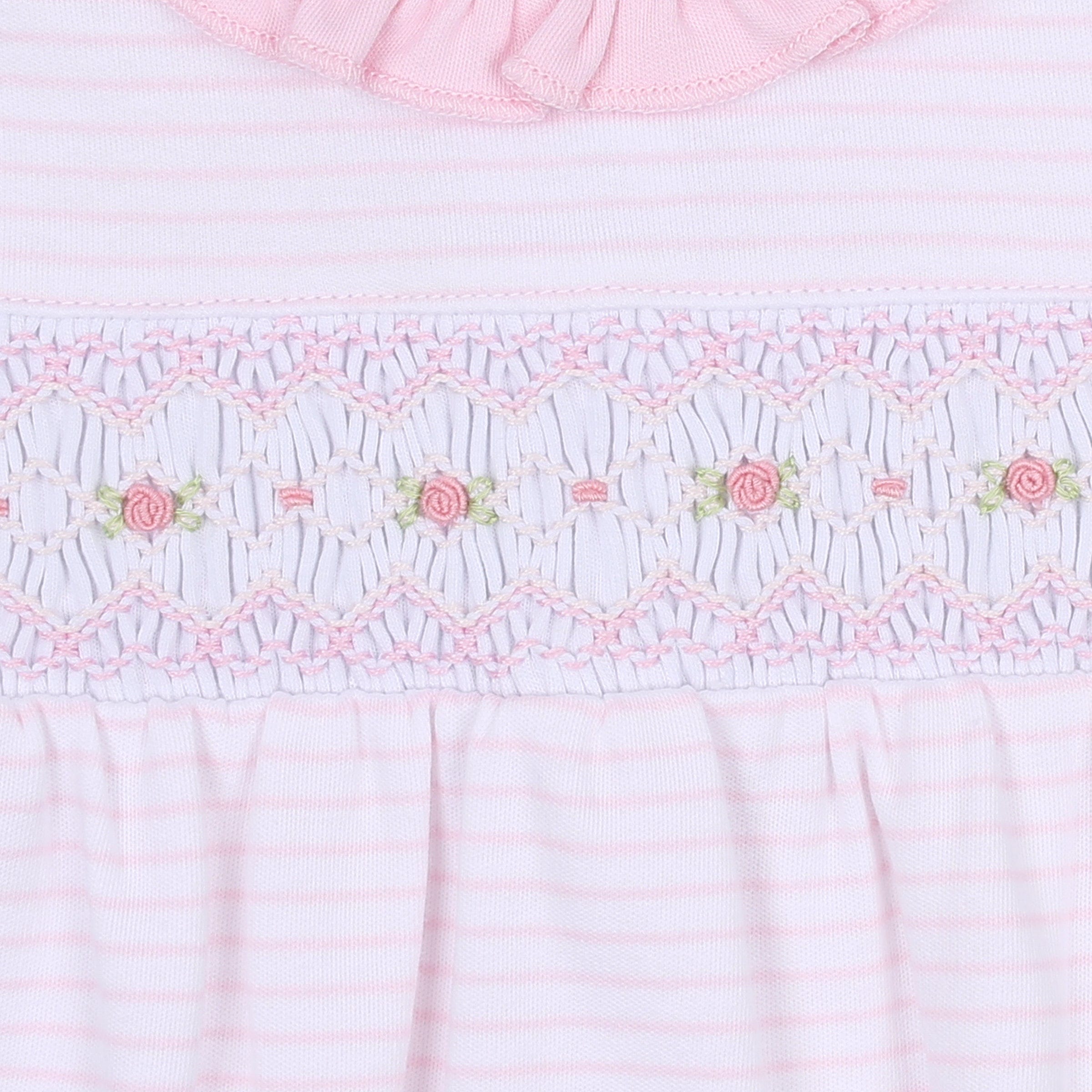 MAGNOLIA BABY - Katie & Kyle Smocked Four Piece Set - Pink