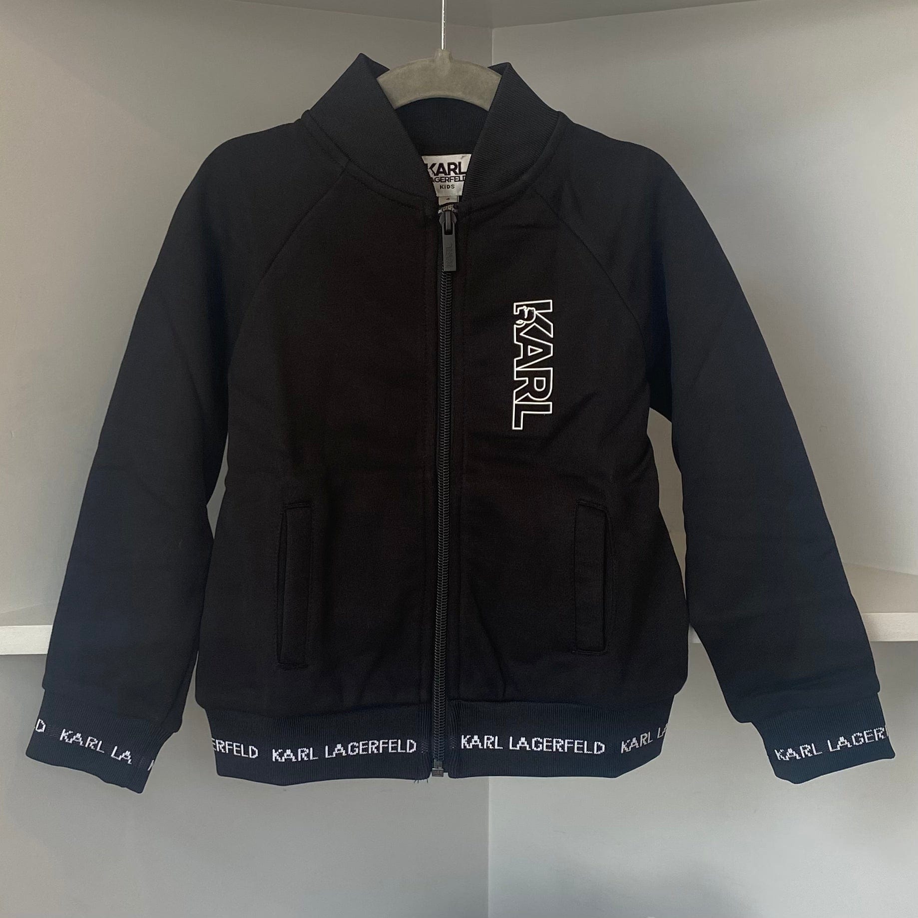 Karl Lagerfeld - Karl Zip Jacket - Black