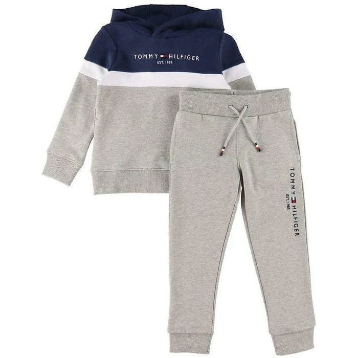 Navy tommy hilfiger store tracksuit