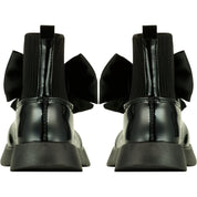 A DEE - Back To School Mary Jane Sock Wellington - Black