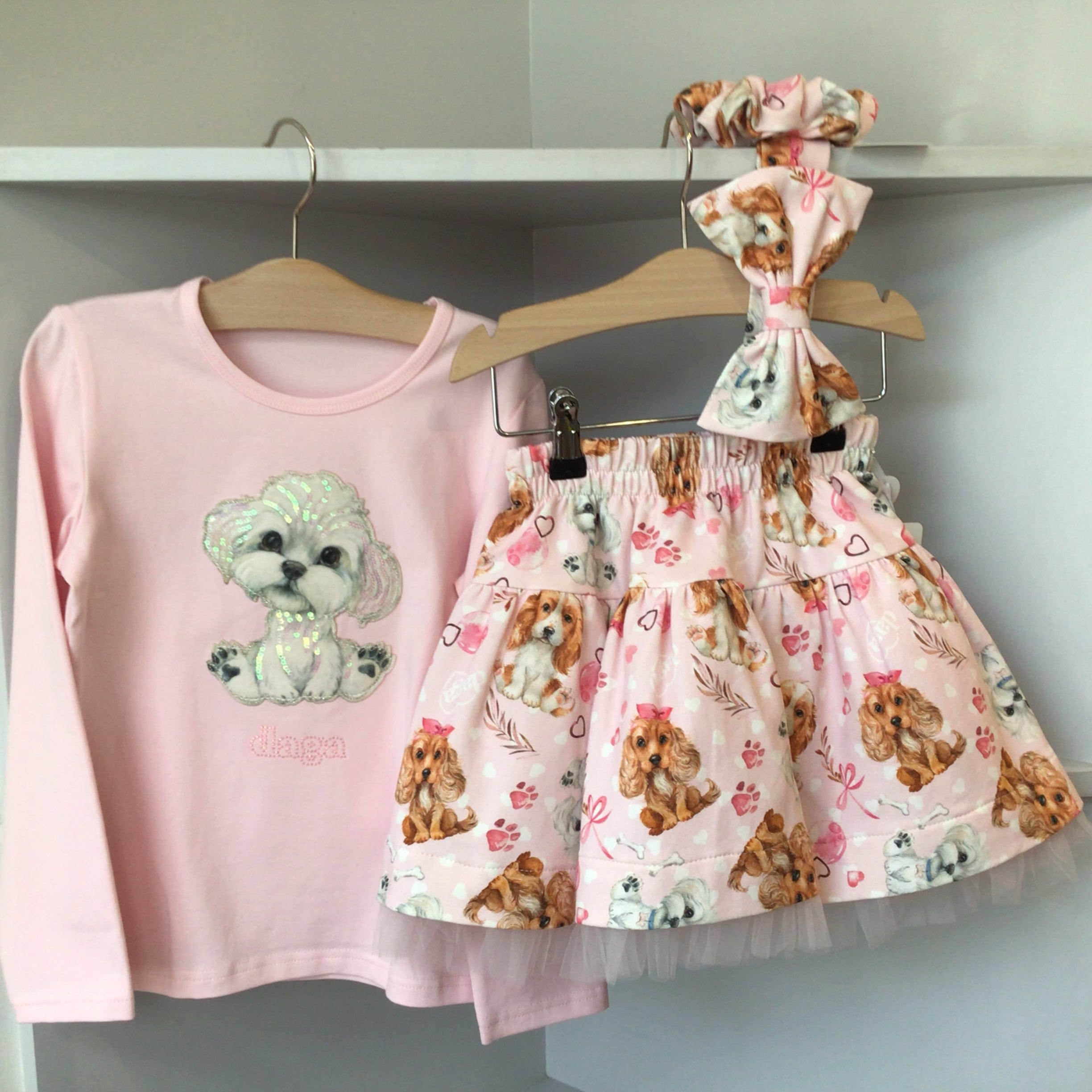 Daga -Sugar Trip Skort Set - Pink main image 0