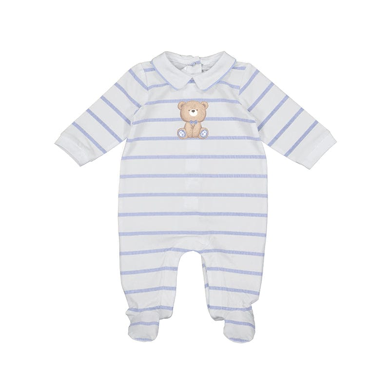 MAYORAL - Baby Bear Babygrow  - Blue
