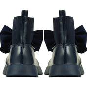 A DEE - Back To School Mary Jane Sock Wellington - Navy